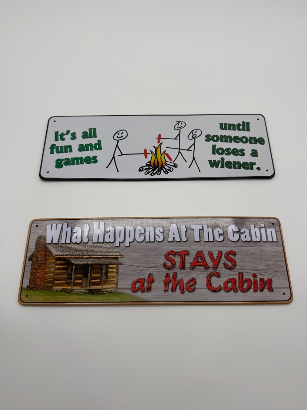 Bundle of Fun Aluminum Wall Signs